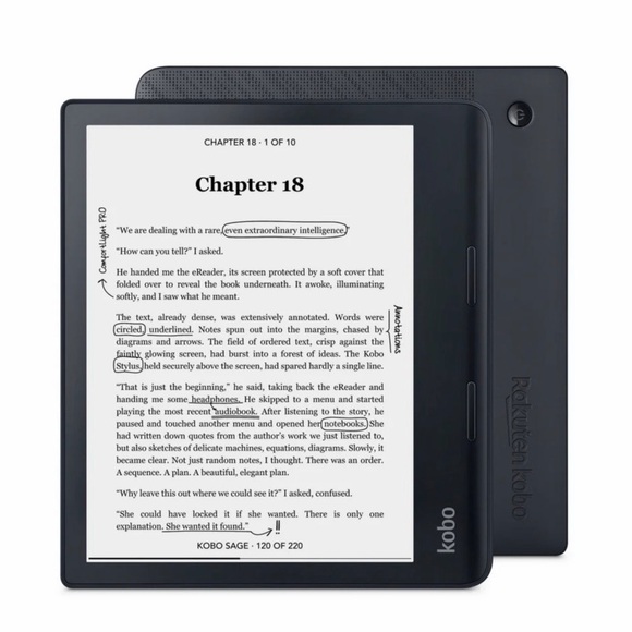 Kobo Rakuten Other - KOBO SAGE E-Reader 32GB - comes with the box and cover - EUC